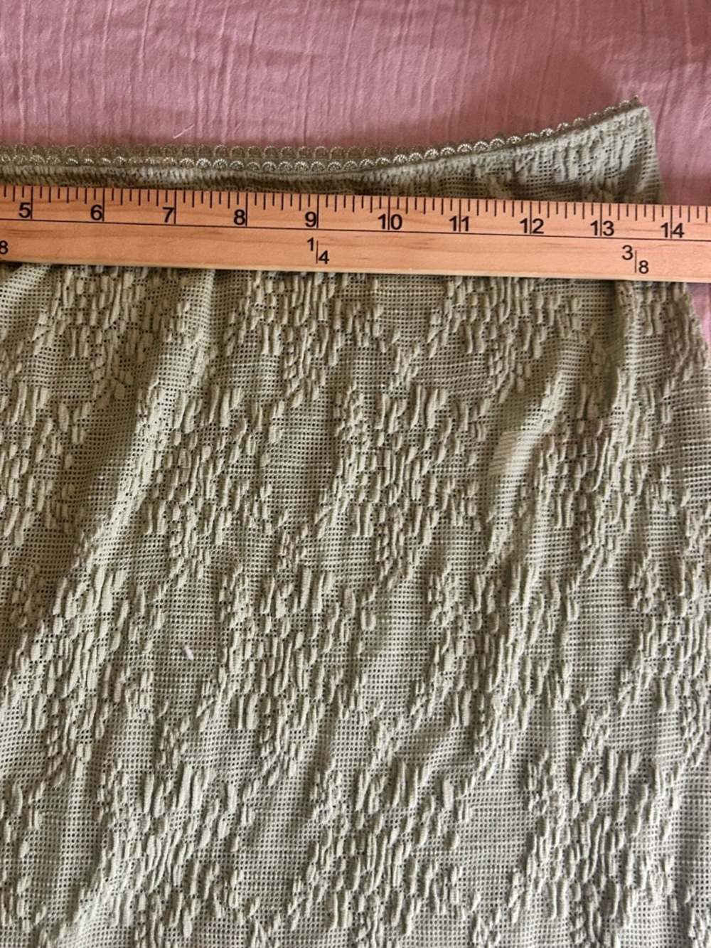 Free people Sage Green Lace Midi Skirt - Picture 5 of 8